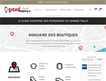 Tablet Screenshot of grandshopping.fr